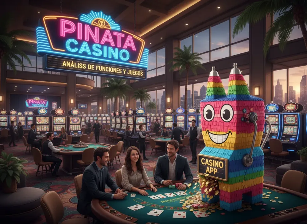 Pinata casino app análisis de funciones y juegos