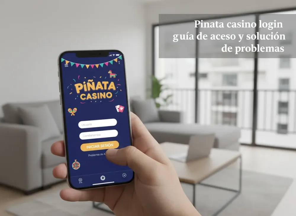 Pinata casino login guía de acceso y solución de problemas